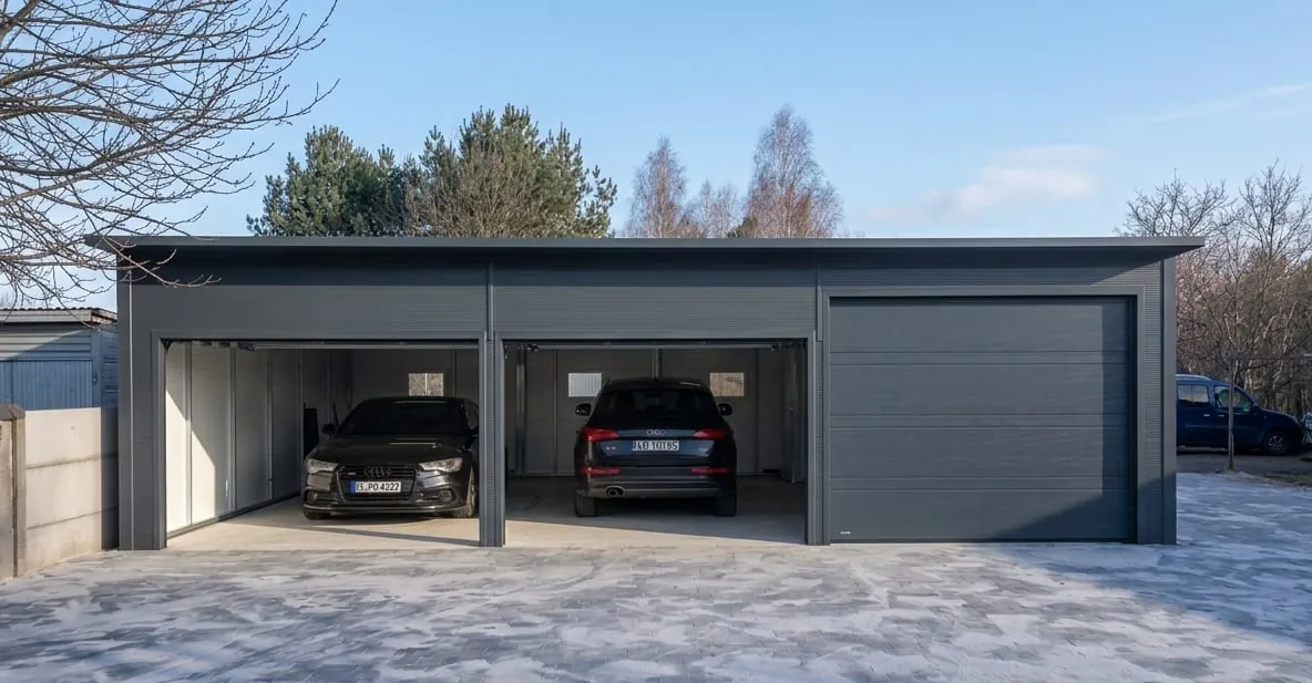 Garage 10 × 8 m