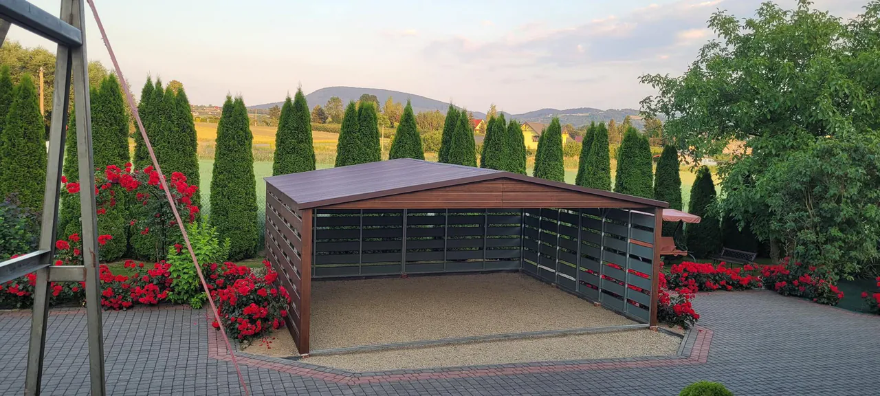 Carport 6 × 6 m